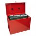 A4 Steel Home File Box with 5 Suspension Files - Red FPA4RD