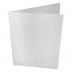 White Gloss 250gsm Card Presentation Folders with Business Card Holder - Pack of 50 FPWG50A4