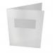 White Gloss Presentation Folders with Window - Pack of 50 FPWGW50A4