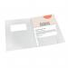 White Gloss Presentation Folders with Window - Pack of 50 FPWGW50A4