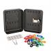 20 Key Capacity Combination Lock Wall Mountable Key Cabinet - Black KC20BKCL