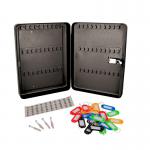 60 Key Capacity Combination Lock Wall Mountable Key Cabinet - Black KC60BKCL