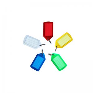 Cathedral Products Small Sliding Key Tags - Assorted Colours - Pack of
