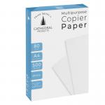 Three Spires Multipurpose 80gsm Copier Paper - A4 - Pack of 5 x 500 Sheet Reams PSPCPA4WHTPK5