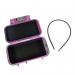 ABS Waterproof Security Box with Combination Lock and Security Cable - Purple SBPSBPPCL