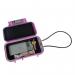 ABS Waterproof Security Box with Combination Lock and Security Cable - Purple SBPSBPPCL