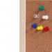 60cm x 80cm Cork Notice Board with Wooden Frame WALCO60