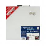 Easy Fix Frameless Dry Erase Board - 35 x 35cm WALFWBMB