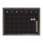 Cathedral Products Charcoal Frame Magnetic Calendar Chalk Board - 40.6 x 50.8 cm WALMBBC