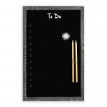 Cathedral Products Charcoal Frame Magnetic ”To Do” Chalk Board - 28 x 43 cm WALMBBTD