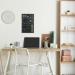 Charcoal Frame Magnetic Weekly Planner Chalk Board - 28 x 43 cm WALMBBWP
