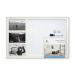 White Photo Frame Magnetic Dry Erase Board - 38 x 58.5 cm WALMBFB