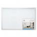 Contemporary White MDF Frame Magnetic Dry Erase Board - 51 x 76 cm WALMWB