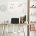Contemporary White MDF Frame Magnetic Dry Erase Board - 51 x 76 cm WALMWB