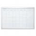 Modern White Frame Magnetic Monthly Planner Dry Erase Board - 51 x 76 cm WALMWBC