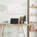Modern White Frame Magnetic Monthly Planner Dry Erase Board - 51 x 76 cm WALMWBC