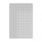 Peg Board with 12 Hooks - White - 56x36cm WALPB36