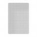 Peg Board with 12 Hooks - White - 56x36cm WALPB36