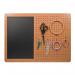 Wood Effect MDF Pegboard with Magnetic Chalkboard - 75 x 55 cm WALPB75MBB