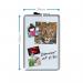 28 x 43cm Magnetic Dry Erase Board with Chrome Corners WALWB2843GY