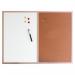Dry Erase & Cork Combination Noticeboard - 60x80cm WALWBCO60