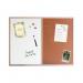 Dry Erase & Cork Combination Noticeboard - 60x80cm WALWBCO60
