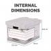 System Standard Box Grey (FSC) Pack of 10 333X285X380mm 00810-FF