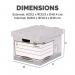 System Standard Box Grey (FSC) Pack of 10 333X285X380mm 00810-FF