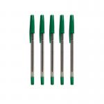 Ballpoint Pen Medium Green Pack of 50 00BPMGR50