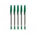 Ballpoint Pen Medium Green Pack of 50 00BPMGR50