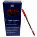 Ballpoint Pen Medium Red Pack of 50 00BPMRE50