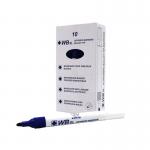 Drywipe Bullet Tip Marker Blue Pack of 10 00DBTMBL10