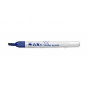 Photos - Felt Tip Pen Marker Drywipe Chisel Tip  Blue Pack of 10 