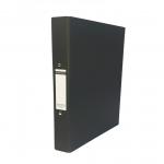 The CTS Ring Binders A4 Ring Binder has a sleek black design and features a 2 ring mechanism with a 25mm filing capacity, making it perfect for organizing documents. This pack includes 10 binders.