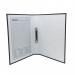 A4 Ring Binder with 2 ring mechanism and 25mm filing capacity - Black (Pack of 10) 00ST0025