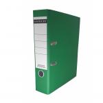 The image shows a pack of 10 green lever arch files with a filing capacity of 70mm. Each file has a spine label for easy identification. These CTS lever arch files are A4 size and ideal for organizing and storing documents.