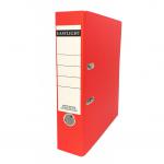 The photograph features a set of 10 red CTS lever arch files, each with a 70mm filing capacity. The files are A4 size and have a spine label for easy organization. The files have a sturdy lever arch design for secure document storage and protection.