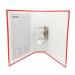 A4 70mm Filing Capacity Lever Arch File with Spine Label - Red (Pack of 10) 00ST0074