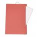 Foolscap Lightweight 180gsm Manilla Square Cut Folders Red Pack of 100 00ST1802