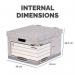System large Box Grey (LP) (FSC) Pack of 10 380X287X430mm 01810-FFLP