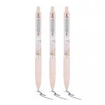 Z-GRIP Smooth Glam Black Ink Ballpoint Pens Pink Marble Pack of 3 02714