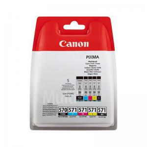 Click to view product details and reviews for Oem Canon Pgi 570pgbk And Cli 571bkcmy 5 Colour Original Ink Cartridge.