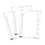 Durable Ticket Sheet Inserts 14090x65mm 101002