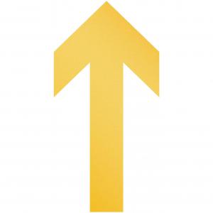 Durable Removable Floor Shape "Arrow" 104804