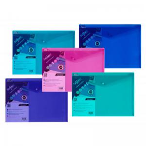 Snopake Polyfile A3 Electra Assorted- 5 Files 11185