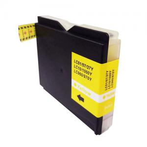 Compatible Brother MFC240 Yellow Inkjet Cartridge LC1000Y also for