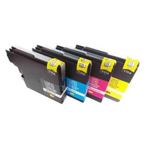 Photos - Ink & Toner Cartridge Brother Compatible  LC1100 Multipack 4 LC1100BKCMY Inkjets 