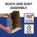 Fellowes System 120mm Folio Transfer File Grey (FSC) Pack of 10 120x255x360mm 1180501