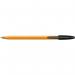 BIC Orange Ballpoint Pen Black Fine 0.3mm Pack of 20 1199110114