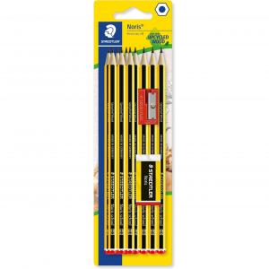 STAEDTLER Noris 10 Pencil  Eraser  Sharpener 121-SBK10
